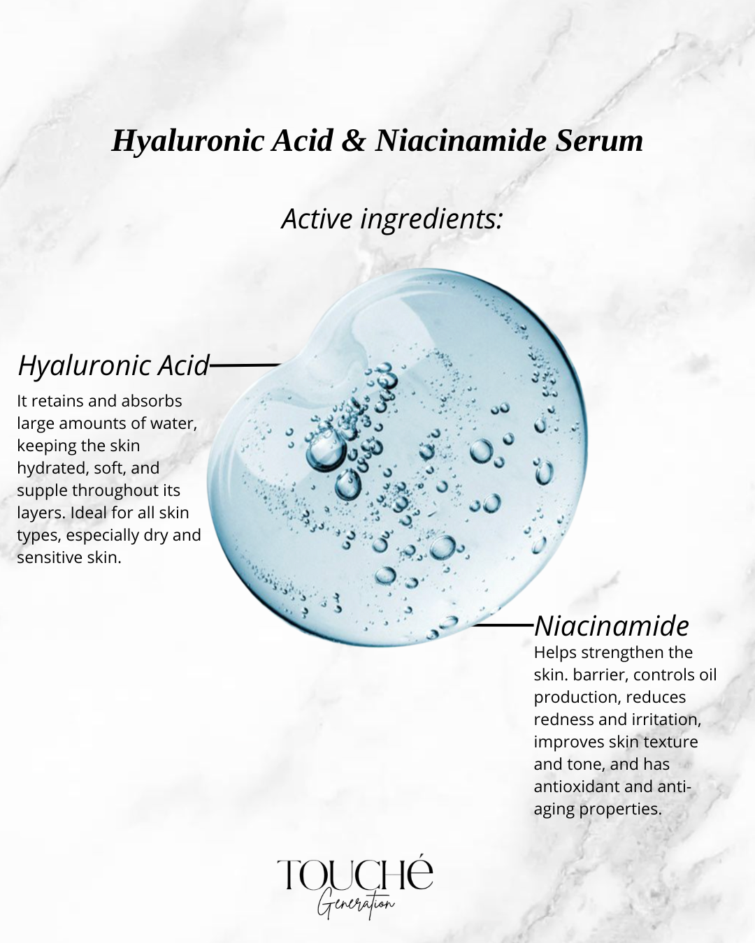Hyaluronic & Niacinamide (vitamin B3) Serum